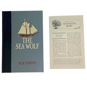 The Sea Wolf By Jack‎ London 1989 Readers Digest Edition Hardcover Book